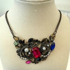 Elegant Multicolor Statement Necklace